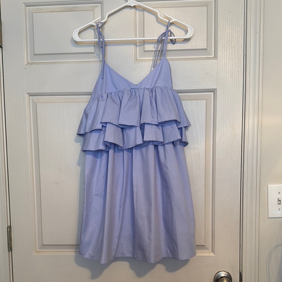 Lavender Ruffle Dress - Picture 2 of 5